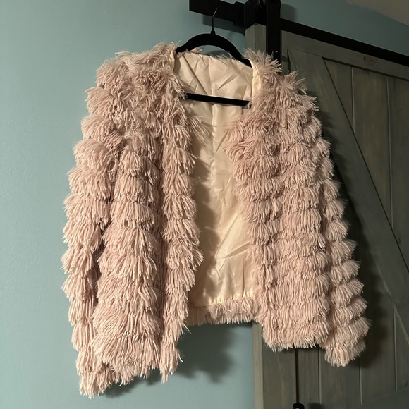 Cozy Cream Toggle Closure Teddy Jacket main image 0
